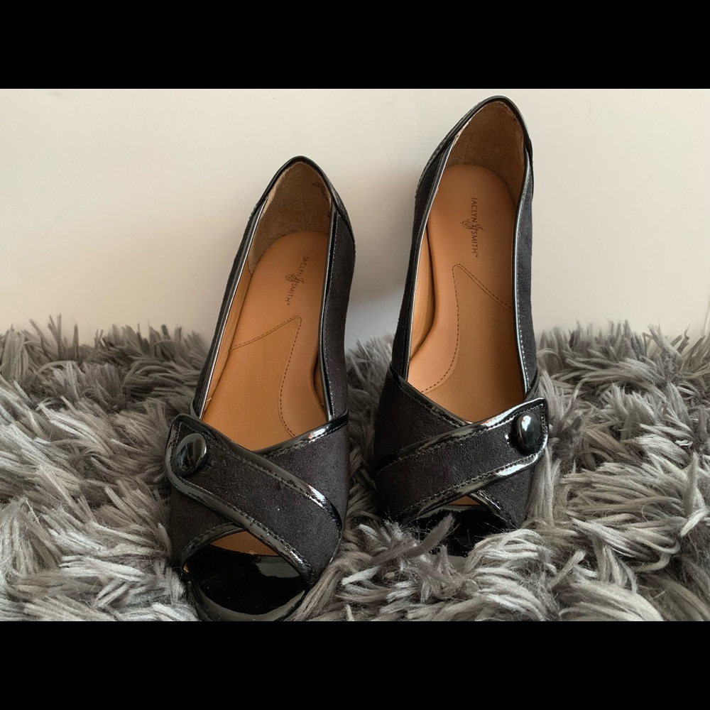 Jaclyn Smith size 7 Women Heels Harlow Black